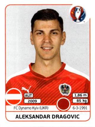 Aleksandar Dragović – UEFA Euro 2016 France, Nr. 633