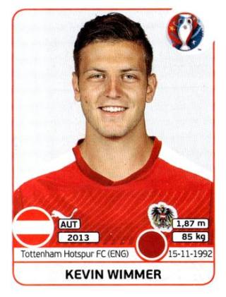 Kevin Wimmer – UEFA Euro 2016 France, Nr. 635