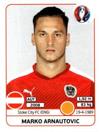 Marko Arnautović – UEFA Euro 2016 France, Nr. 643