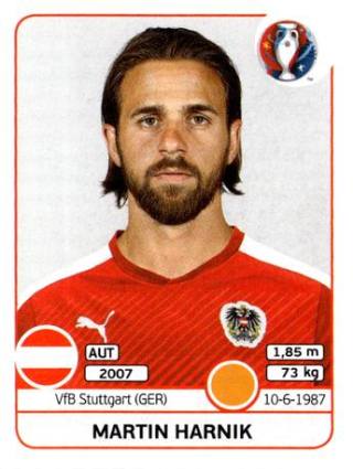 Martin Harnik – UEFA Euro 2016 France, Nr. 644