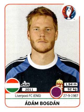 Ádám Bogdán – UEFA Euro 2016 France, Nr. 662
