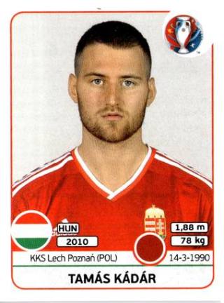 Tamás Kádár – UEFA Euro 2016 France, Nr. 667