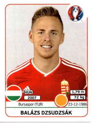 Balázs Dzsudzsák – UEFA Euro 2016 France, n. 673