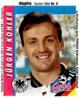 Jürgen Kohler – EM 1996 - Stars & Action (Ferrero), Nr. 9