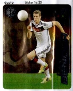 Lars Bender – WM 2014 - DFB Team-Sticker (Ferrero), Nr. 20