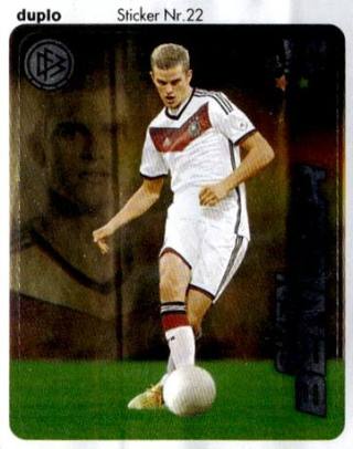 Sven Bender – WM 2014 - DFB Team-Sticker (Ferrero), Nr. 22