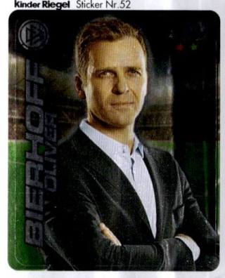 Oliver Bierhoff – WM 2014 - DFB Team-Sticker (Ferrero), Nr. 52