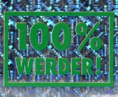 100 % WERDER – Bundesliga Fussball 2008/09, n.º 92