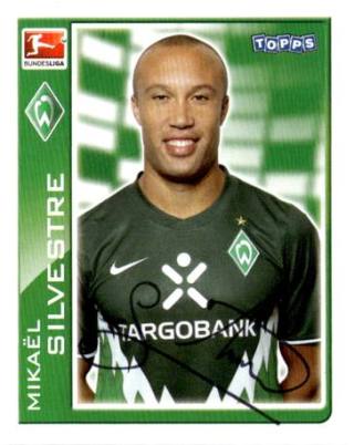 MIkael Silvestre – Fussball Bundesliga 2010/11, n.º 13