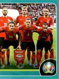 Line-up – UEFA Euro 2020 Preview - 568 stickers version, Nr. AUT3