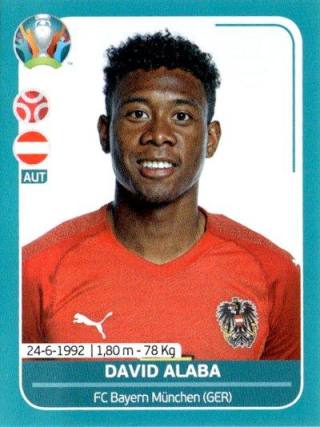 David Alaba – UEFA Euro 2020 Preview - 568 stickers version, Nr. AUT10