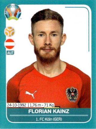 Florian Kainz – UEFA Euro 2020 Preview - 568 stickers version, no. AUT25