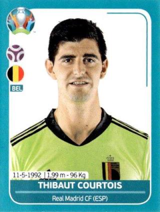 Thibaut Courtois – UEFA Euro 2020 Preview - 568 stickers version, Nr. BEL7