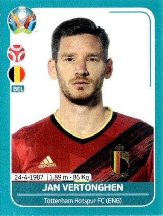 Jan Vertonghen – UEFA Euro 2020 Preview - 568 stickers version, Nr. BEL15