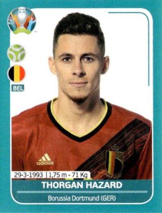 Thorgan Hazard – UEFA Euro 2020 Preview - 568 stickers version, Nr. BEL26
