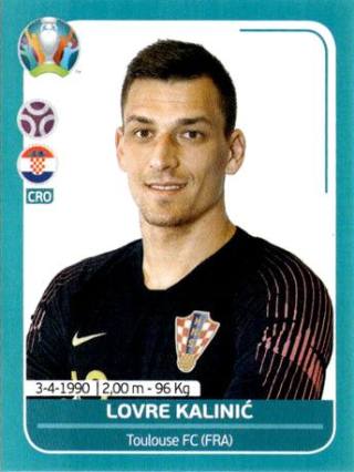 Lovre Kalinić – UEFA Euro 2020 Preview - 568 stickers version, Nr. CRO8