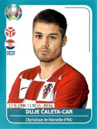 Duje Ćaleta-Car – UEFA Euro 2020 Preview - 568 stickers version, Nr. CRO10