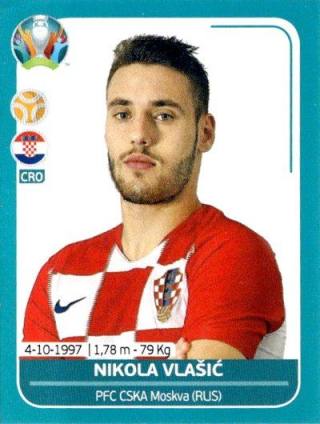 Nikola Vlašić – UEFA Euro 2020 Preview - 568 stickers version, Nr. CRO21