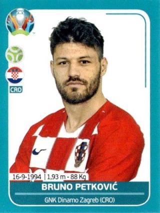 Bruno Petković – UEFA Euro 2020 Preview - 568 stickers version, Nr. CRO26