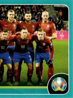 Line-up – UEFA Euro 2020 Preview - 568 stickers version, n.º CZE3