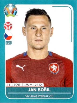 Jan Bořil – UEFA Euro 2020 Preview - 568 stickers version, Nr. CZE13