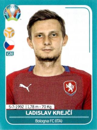 Ladislav Krejčí – UEFA Euro 2020 Preview - 568 stickers version, Nr. CZE18