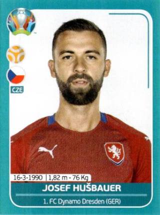 Josef Hušbauer – UEFA Euro 2020 Preview - 568 stickers version, Nr. CZE21