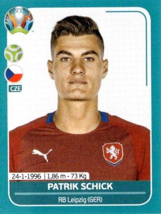 Patrik Schick – UEFA Euro 2020 Preview - 568 stickers version, Nr. CZE27