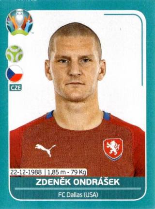 Zdeněk Ondrášek – UEFA Euro 2020 Preview - 568 stickers version, Nr. CZE28