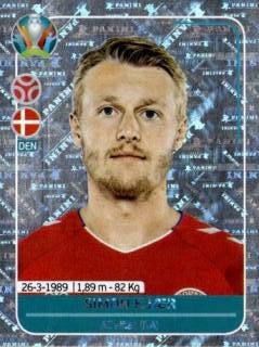 Simon Kjær – UEFA Euro 2020 Preview - 568 stickers version, Nr. DEN6