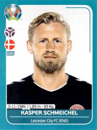 Kasper Schmeichel – UEFA Euro 2020 Preview - 568 stickers version, Nr. DEN7