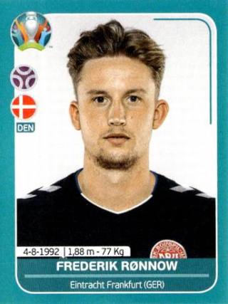 Frederik Rønnow – UEFA Euro 2020 Preview - 568 stickers version, Nr. DEN8