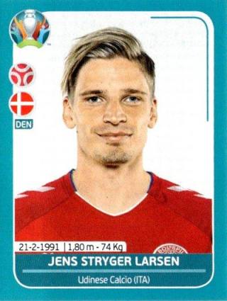 Jens Stryger Larsen – UEFA Euro 2020 Preview - 568 stickers version, Nr. DEN14