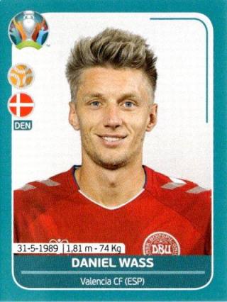 Daniel Wass – UEFA Euro 2020 Preview - 568 stickers version, Nr. DEN20
