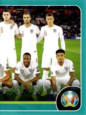Line-up – UEFA Euro 2020 Preview - 568 stickers version, n.º ENG3