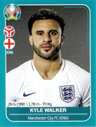 Kyle Walker – UEFA Euro 2020 Preview - 568 stickers version, Nr. ENG16