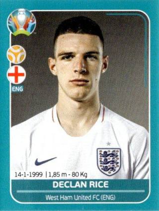 Declan Rice – UEFA Euro 2020 Preview - 568 stickers version, Nr. ENG20