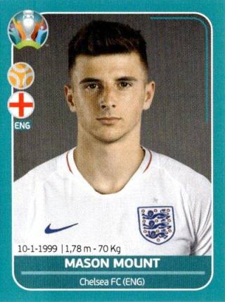 Mason Mount – UEFA Euro 2020 Preview - 568 stickers version, Nr. ENG22