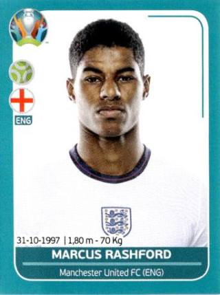 Marcus Rashford – UEFA Euro 2020 Preview - 568 stickers version, Nr. ENG26