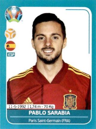 Pablo Sarabia – UEFA Euro 2020 Preview - 568 stickers version, Nr. ESP24