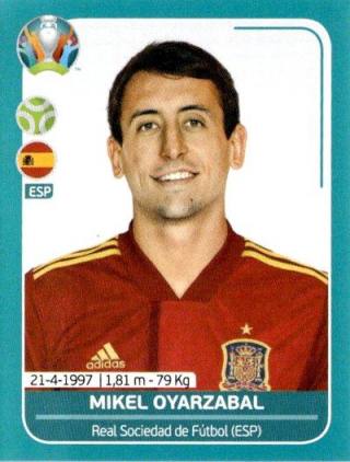 Mikel Oyarzabal – UEFA Euro 2020 Preview - 568 stickers version, Nr. ESP26