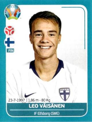 Leo Väisänen – UEFA Euro 2020 Preview - 568 stickers version, Nr. FIN17