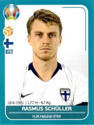 Rasmus Schüller – UEFA Euro 2020 Preview - 568 stickers version, Nr. FIN19