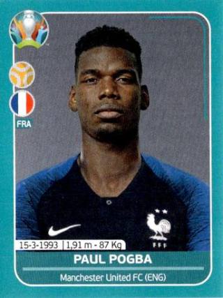 Paul Pogba – UEFA Euro 2020 Preview - 568 stickers version, Nr. FRA21