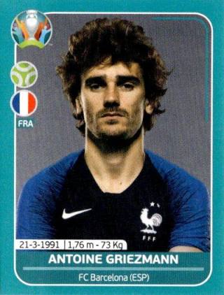 Antoine Griezmann – UEFA Euro 2020 Preview - 568 stickers version, Nr. FRA23