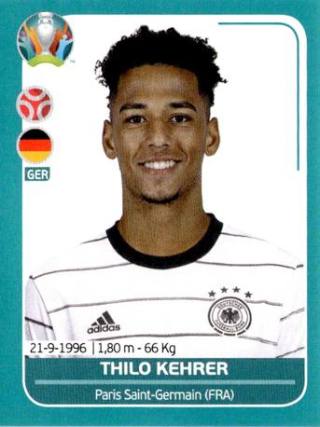 Thilo Kehrer – UEFA Euro 2020 Preview - 568 stickers version, Nr. GER10