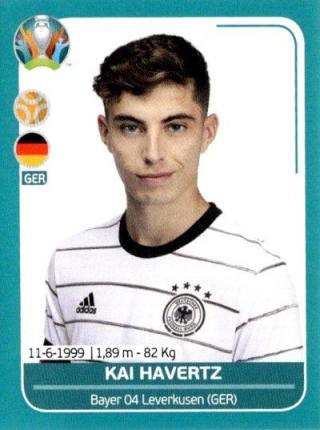 Kai Havertz – UEFA Euro 2020 Preview - 568 stickers version, Nr. GER22