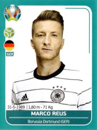 Marco Reus – UEFA Euro 2020 Preview - 568 stickers version, Nr. GER26