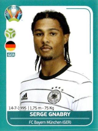 Serge Gnabry – UEFA Euro 2020 Preview - 568 stickers version, Nr. GER27
