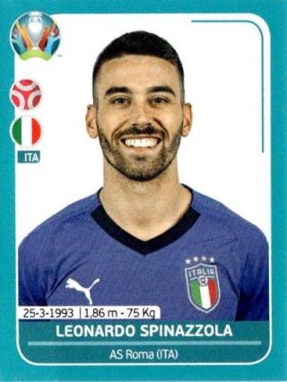 Leonardo Spinazzola – UEFA Euro 2020 Preview - 568 stickers version, Nr. ITA12